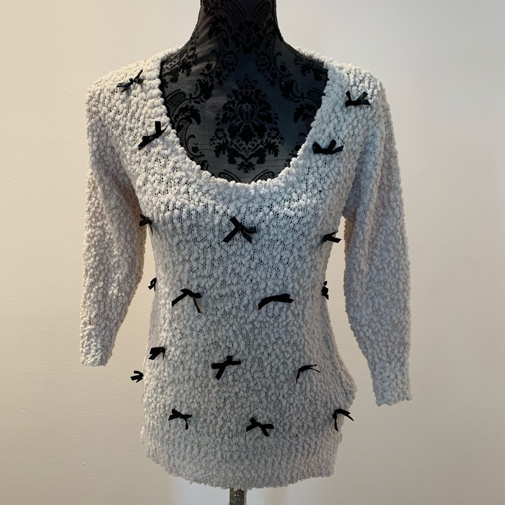 Bow tie sweater